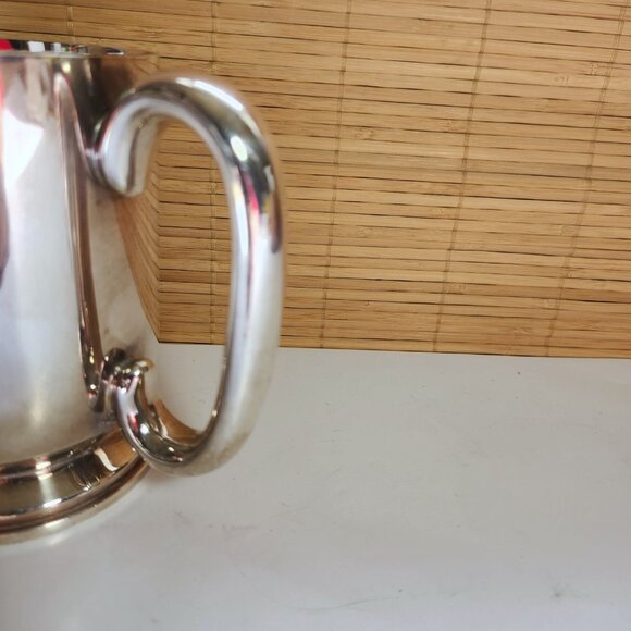 Beer Stein Vintage Pint Silver Plate Antique Elkington Plate Cricket 1915 - Picture 8 of 8